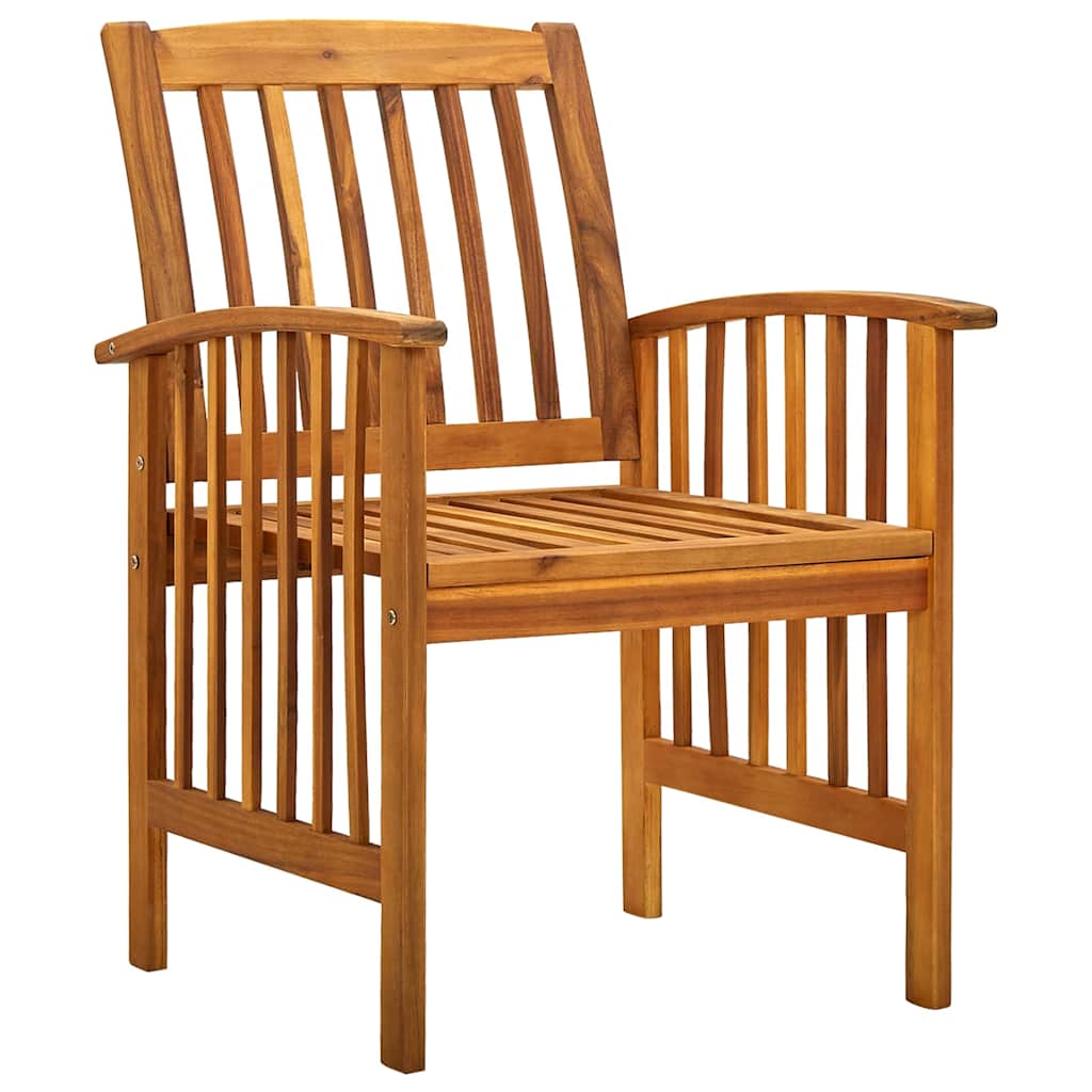 Vidaxl tuinstoelen 2 st met kussens massief acaciahout