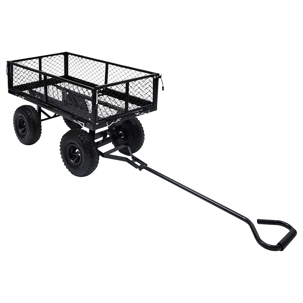Vidaxl tuinwagen 250 kg zwart