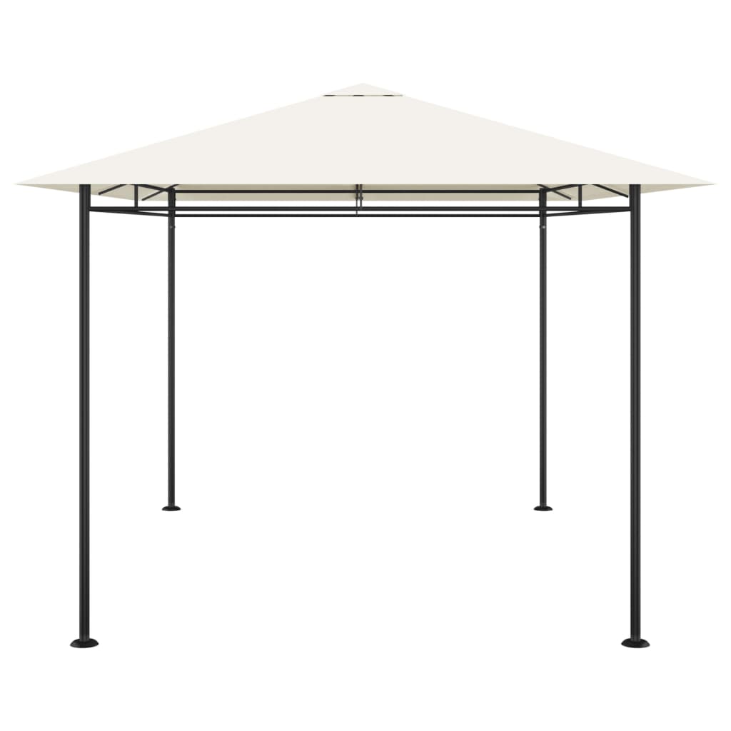 Vidaxl prieel 180 g m² 384x281x270 cm crèmekleurig