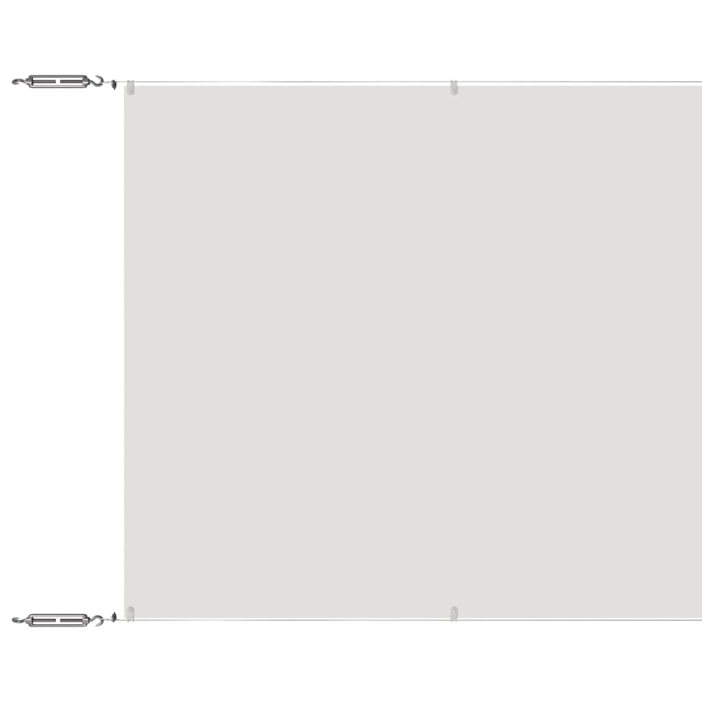 Vidaxl luifel verticaal 60x1000 cm oxford stof wit
