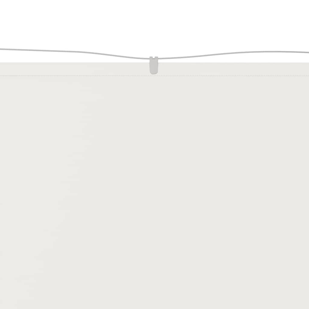 Vidaxl luifel verticaal 60x1000 cm oxford stof wit