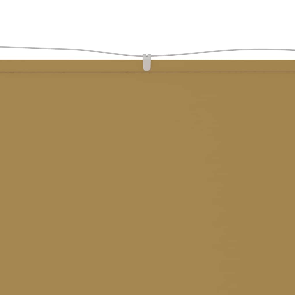 Vidaxl luifel verticaal 100x1200 cm oxford stof beige