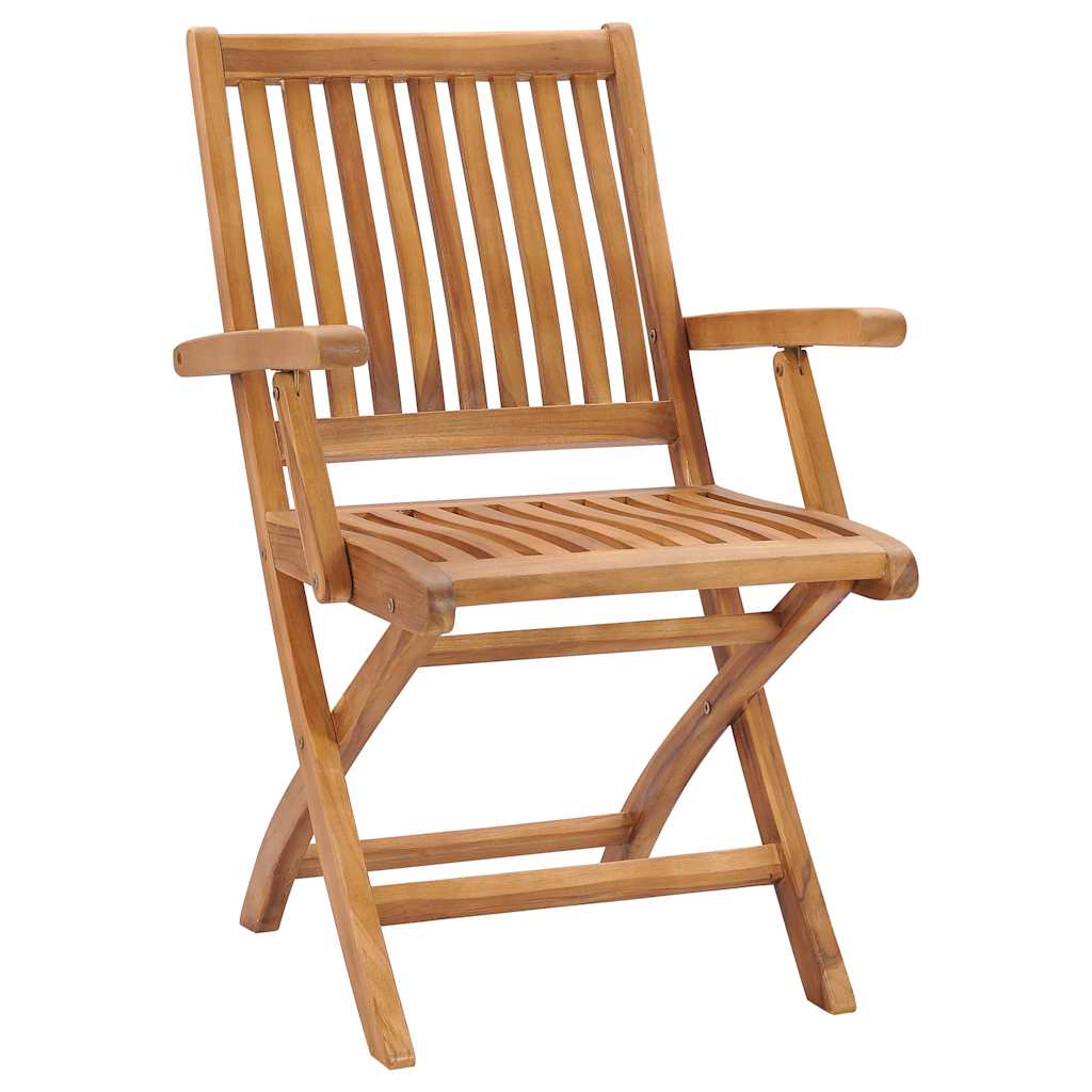 Vidaxl tuinstoelen 2 st inklapbaar massief teakhout