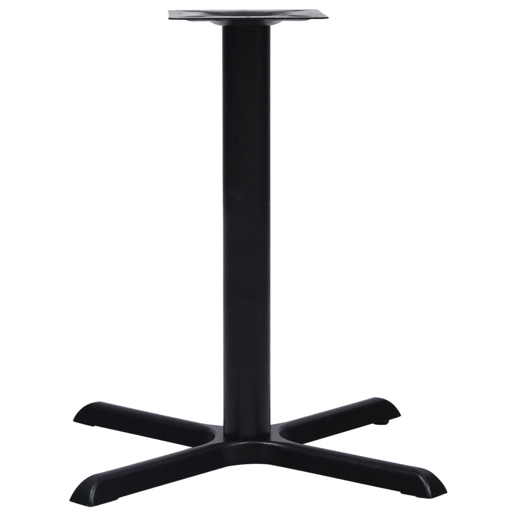 Vidaxl bistrotafelpoot 76x76x72 cm gietijzer zwart