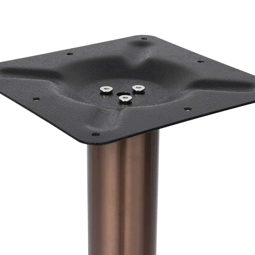 Vidaxl bistrotafelpoot ø45x72 cm roestvrij staal goudkleurig