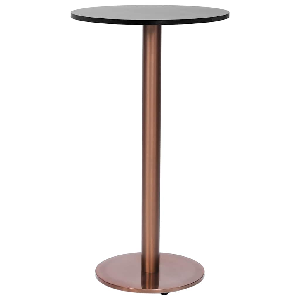 Vidaxl bistrotafelpoot ø45x107 cm roestvrij staal goudkleurig
