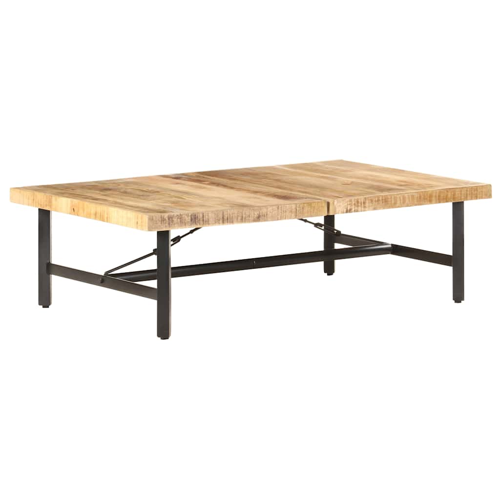 Vidaxl salontafel 142x90x42 cm massief mangohout