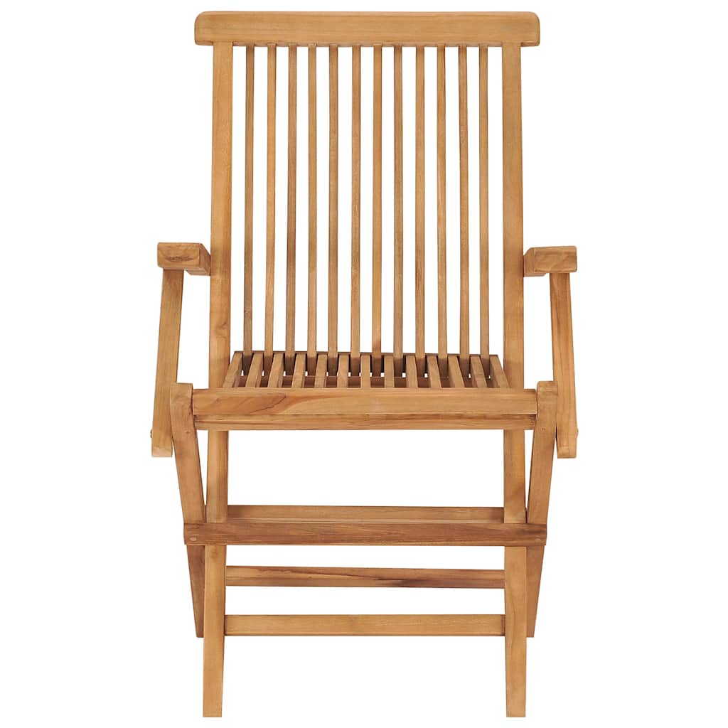 Vidaxl tuinstoelen 2 st inklapbaar massief teakhout