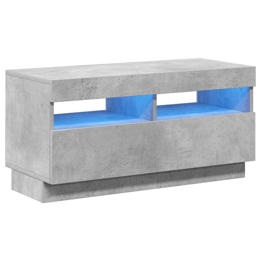 Vidaxl tv-meubel met led-verlichting 80x35x40 cm betongrijs