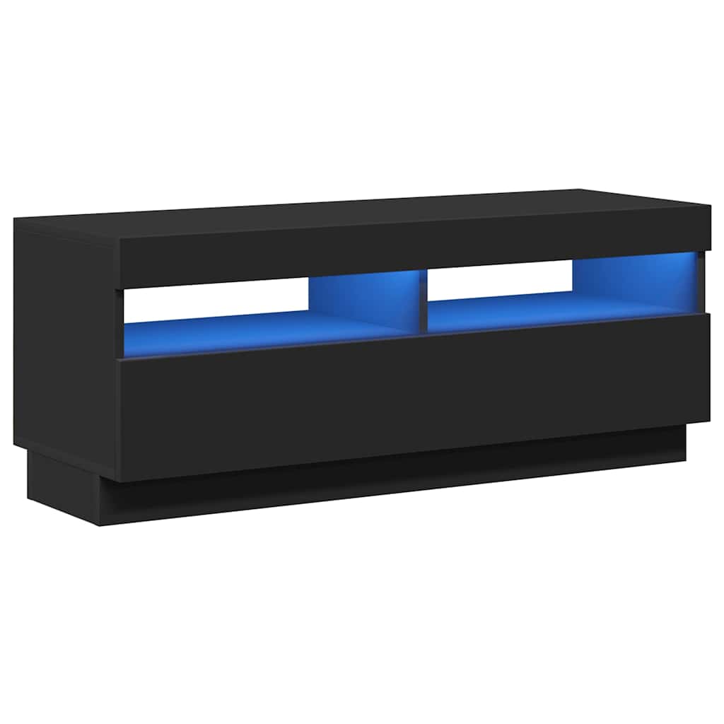 Vidaxl tv-meubel met led-verlichting 100x35x40 cm zwart