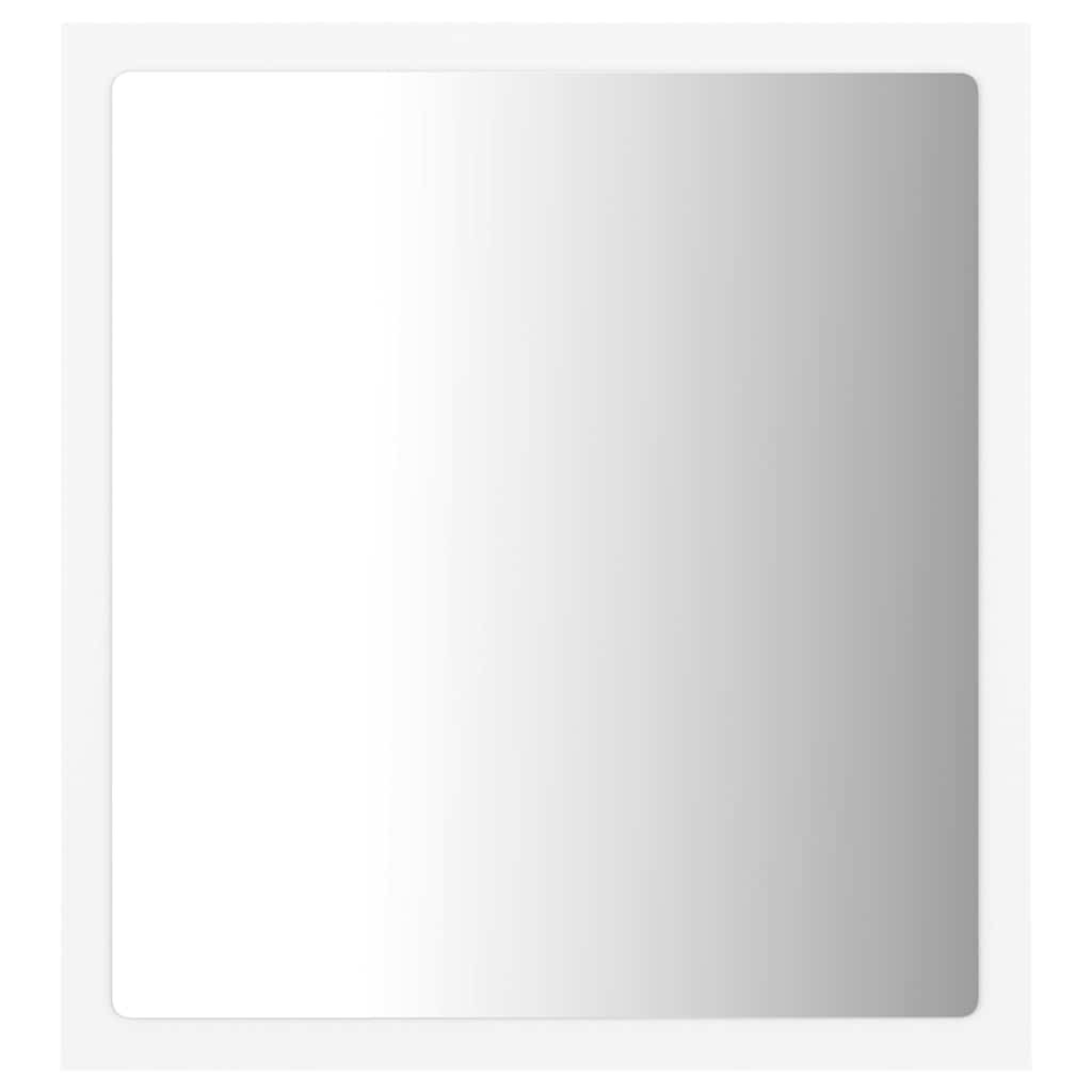 Vidaxl badkamerspiegel led 40x8,5x37 cm acryl wit