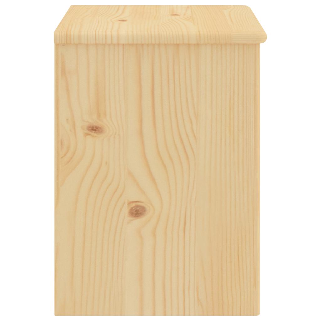 Vidaxl nachtkastje 35x30x40 cm massief grenenhout naturel