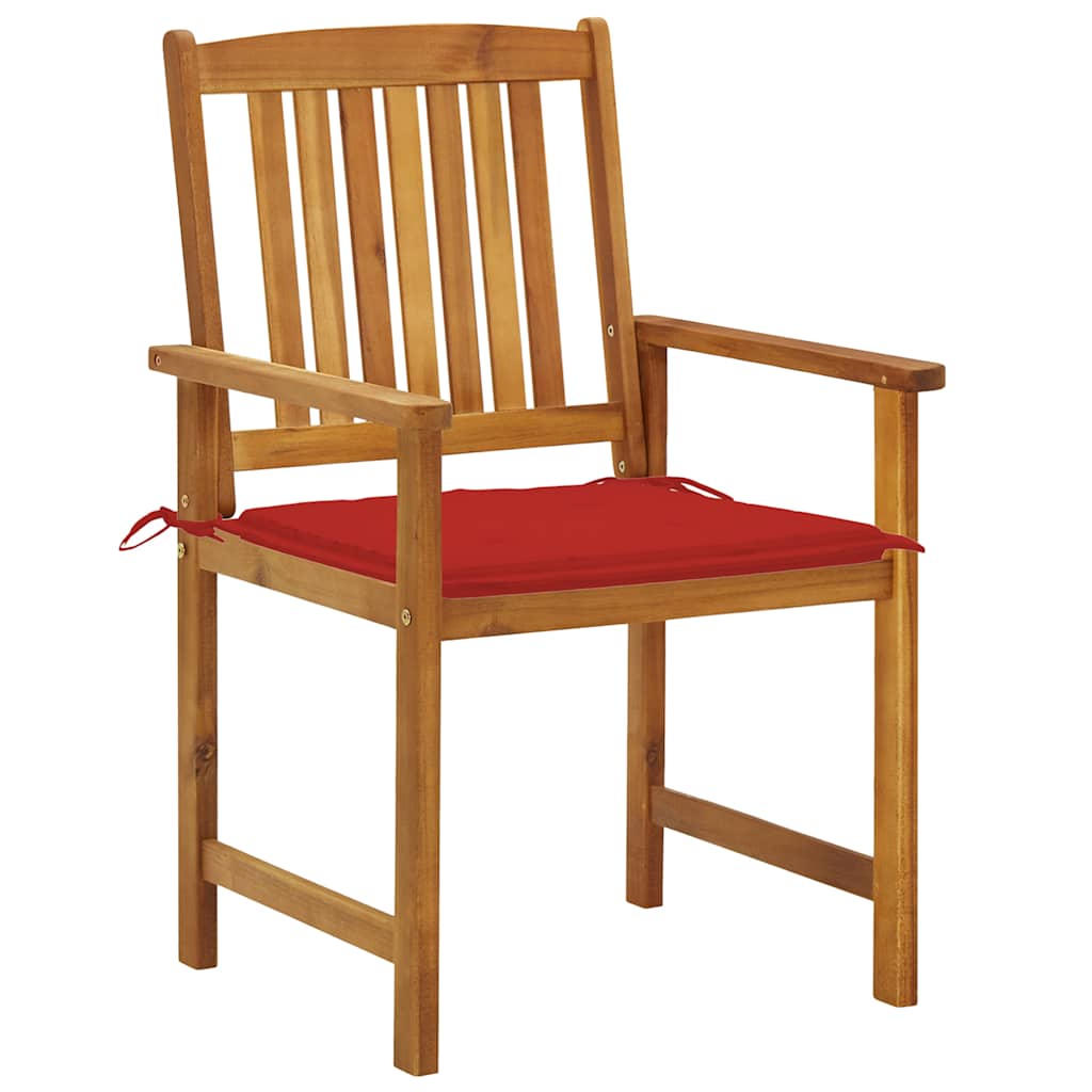 Vidaxl tuinstoelen 2 st met kussens massief acaciahout