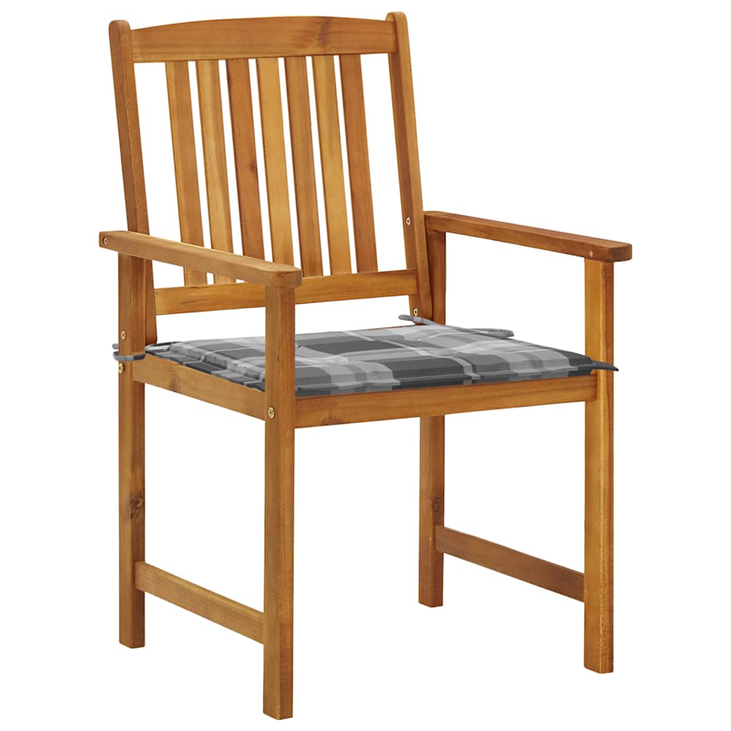 Vidaxl tuinstoelen 2 st met kussens massief acaciahout