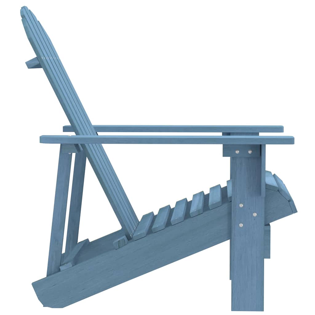 Vidaxl tuinstoel adirondack massief vurenhout blauw