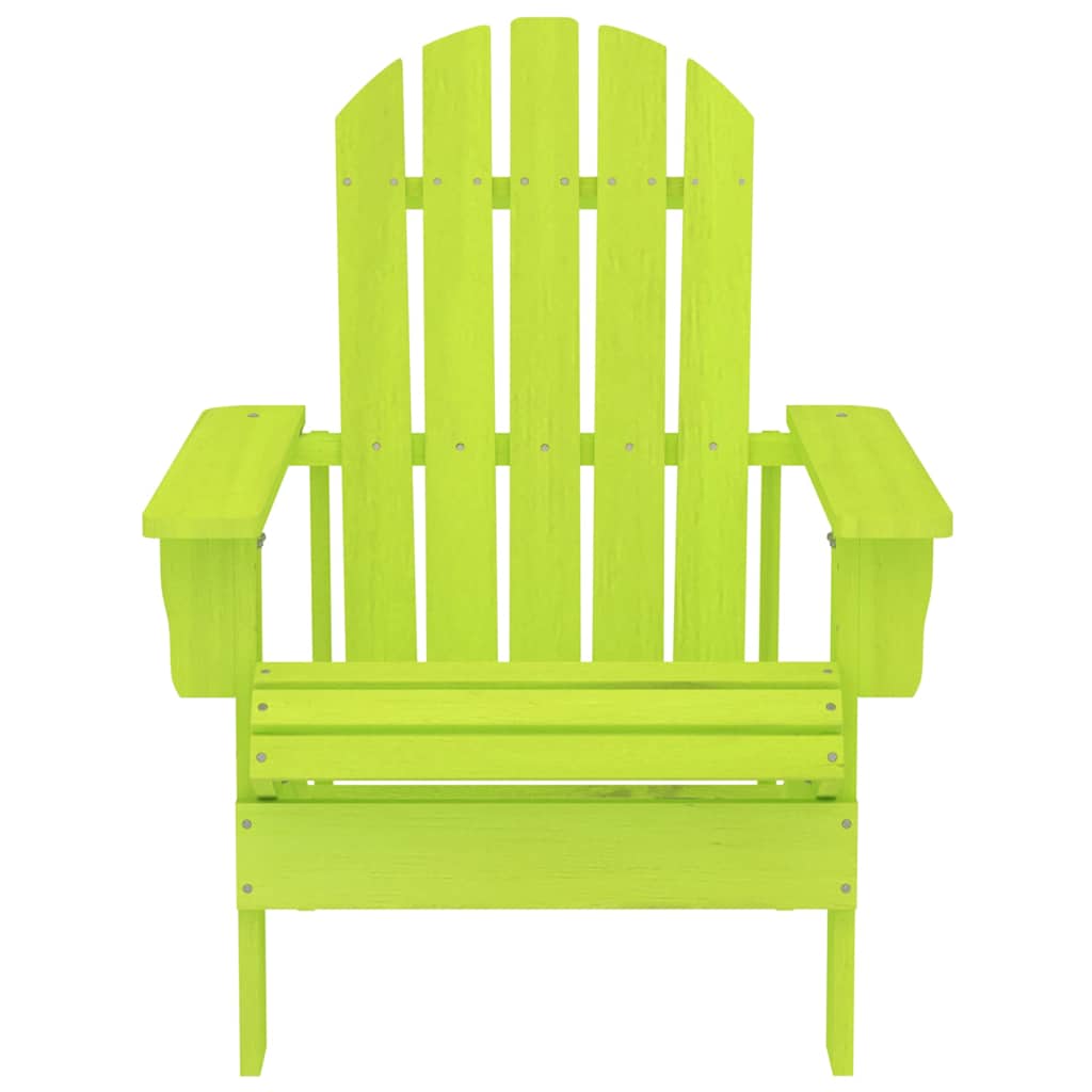 Vidaxl tuinstoel adirondack massief vurenhout groen