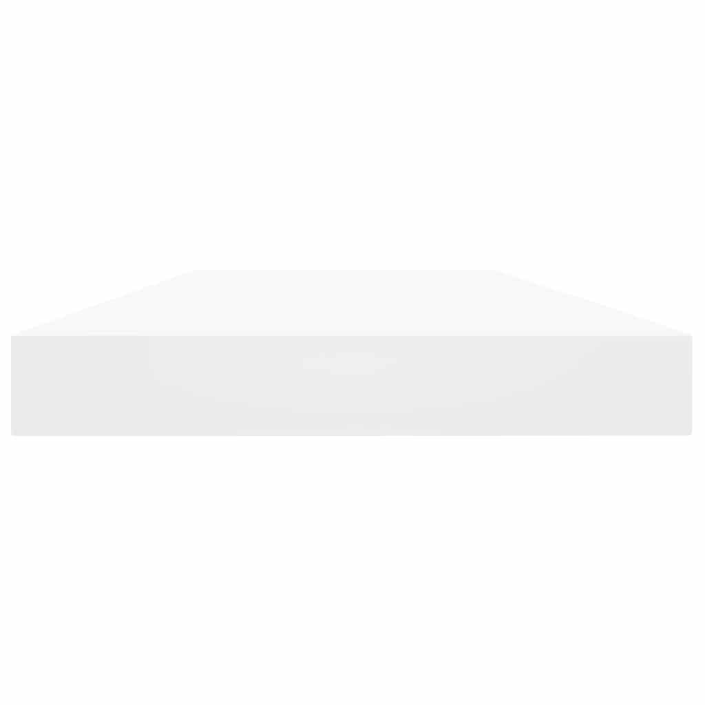 Vidaxl wandschappen 4 st 40x10x1,5 cm bewerkt hout wit