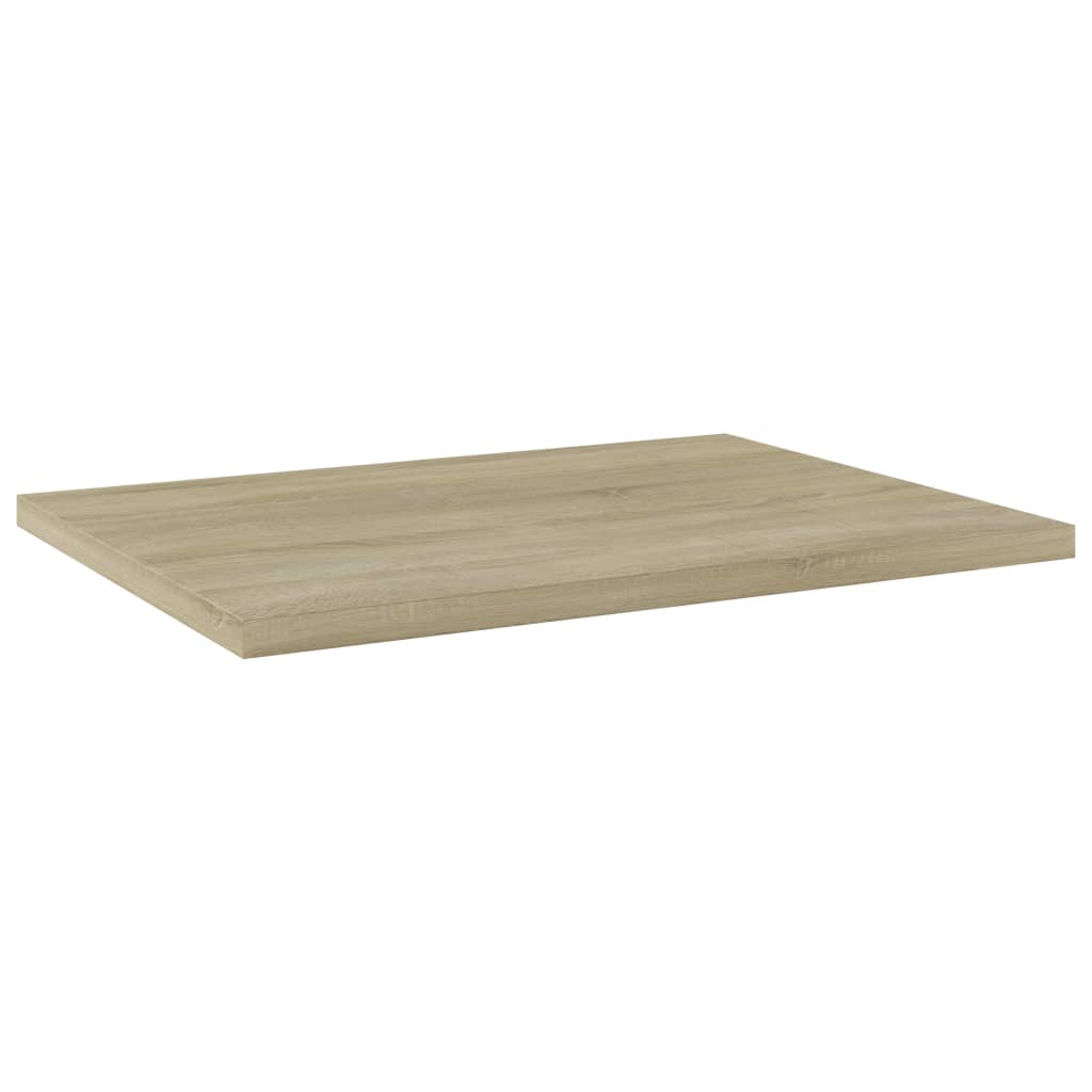 Vidaxl wandschappen 4 st 40x30x1,5 cm bewerkt hout sonoma eikenkleurig