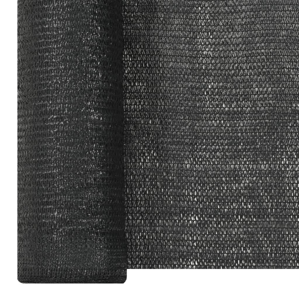 VidaXL Privacynet 150 g m² 1,2x25 m HDPE zwart