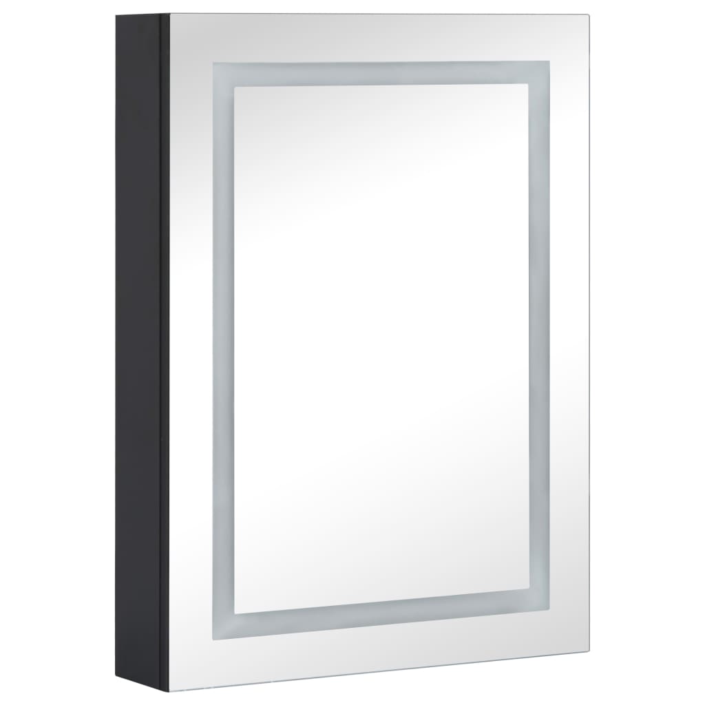 Vidaxl badkamerkast met spiegel en led 50x13x70 cm