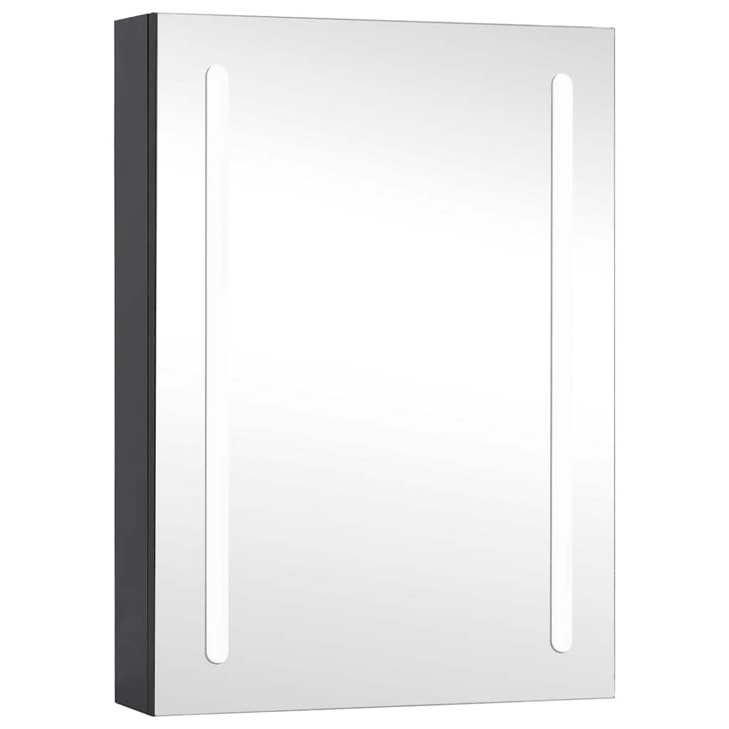 Vidaxl badkamerkast met spiegel en led 50x13x70 cm