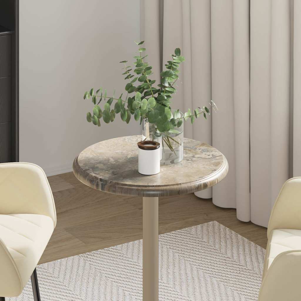 Vidaxl tafelblad ø40x2,5 cm marmer grijs