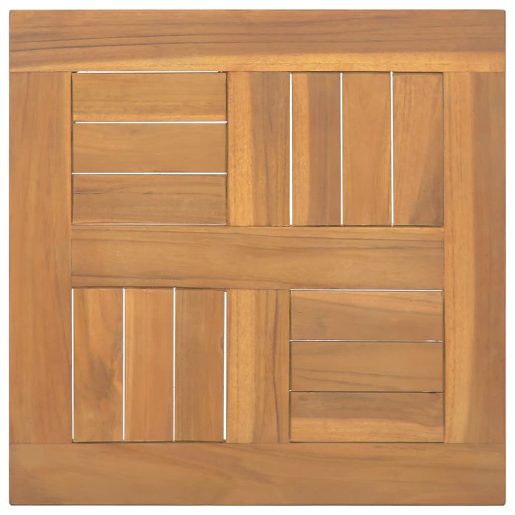 Vidaxl tafelblad vierkant 40x40x2,5 cm massief teakhout