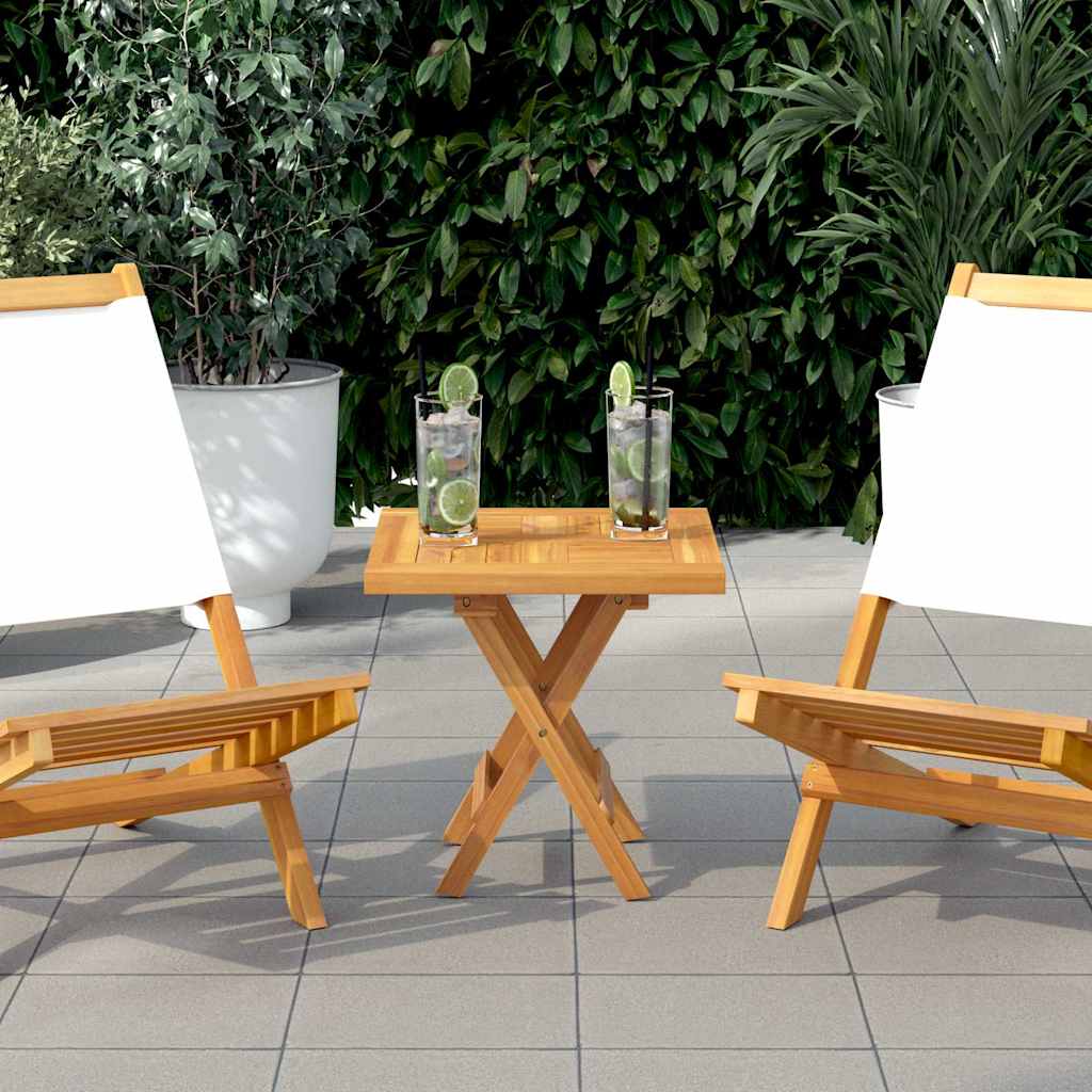 Vidaxl tafelblad vierkant 40x40x2,5 cm massief teakhout