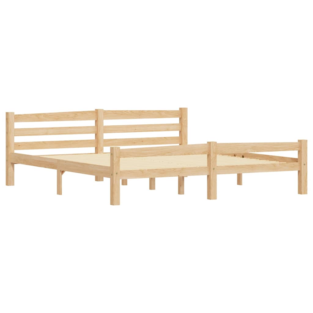 Vidaxl bedframe massief grenenhout 180x200 cm
