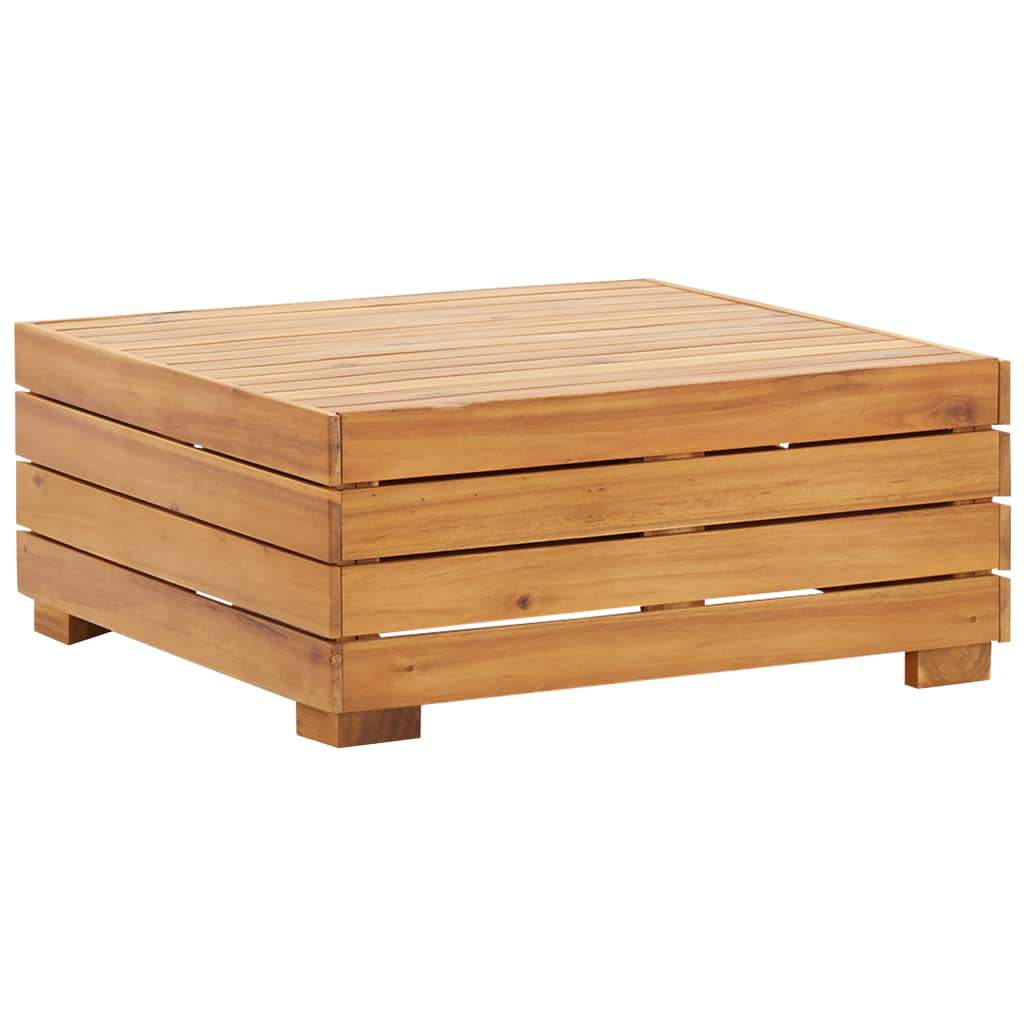 Vidaxl 2-delige loungeset met kussens massief acaciahout