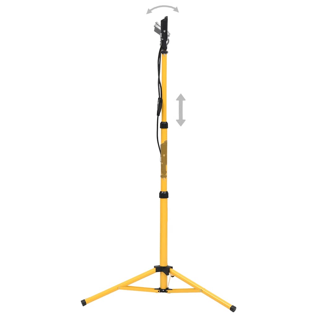 Vidaxl spotlight met statief led 2x30 w warmwit