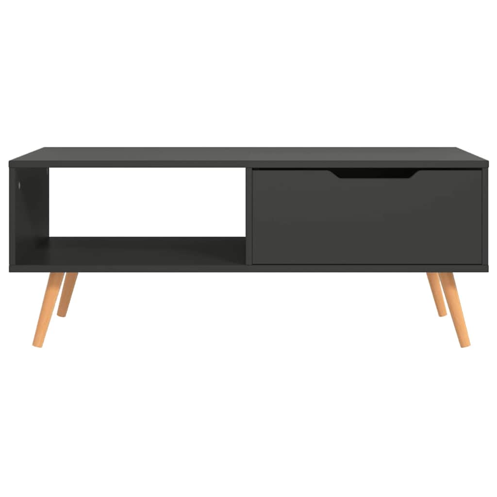 Vidaxl salontafel 100x49,5x43 cm bewerkt hout grijs
