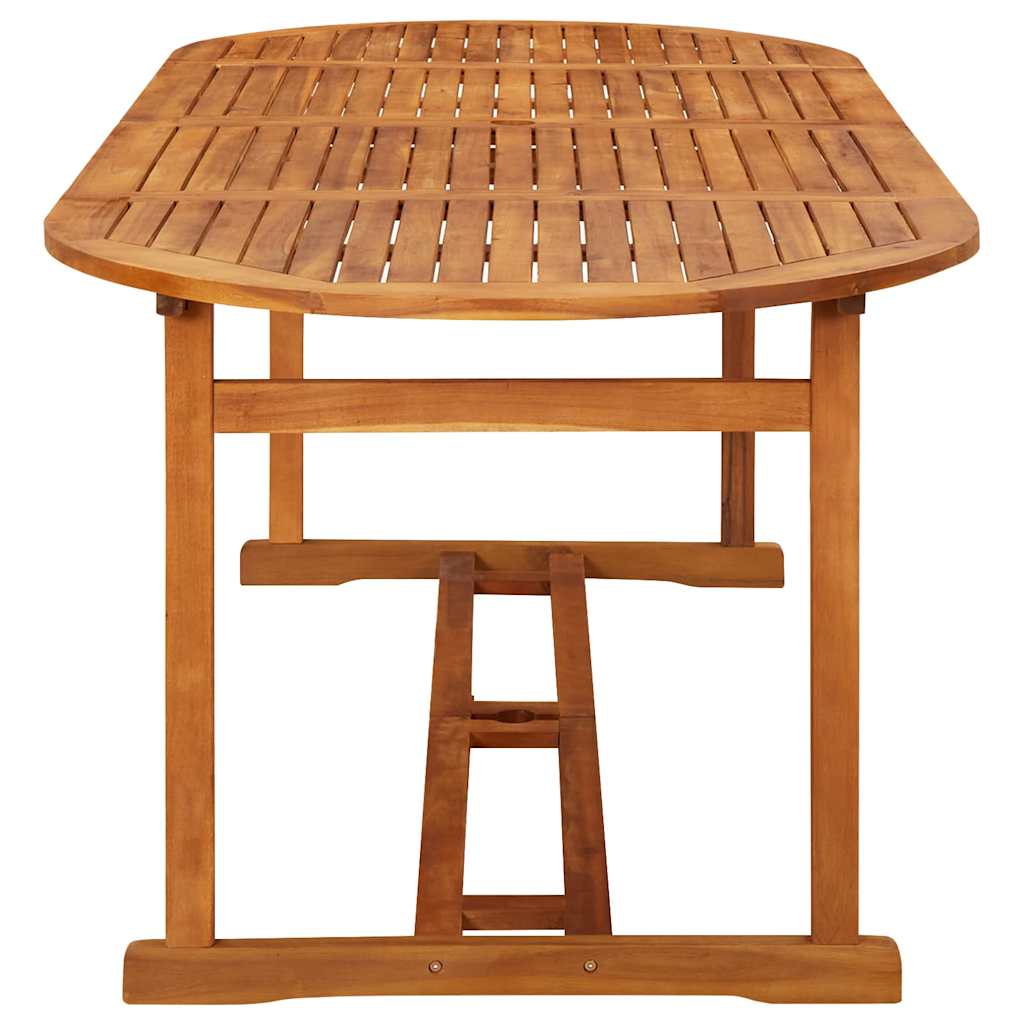 Vidaxl tuintafel 220x90x75 cm massief acaciahout