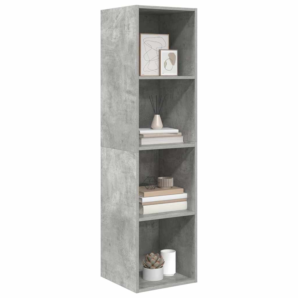 Vidaxl tv-wandmeubel 37x37x142,5 cm bewerkt hout betongrijs