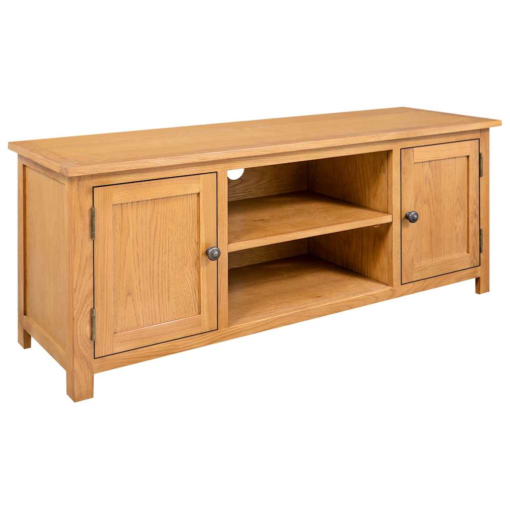 Vidaxl tv-meubel 110x35x44 cm massief eikenhout