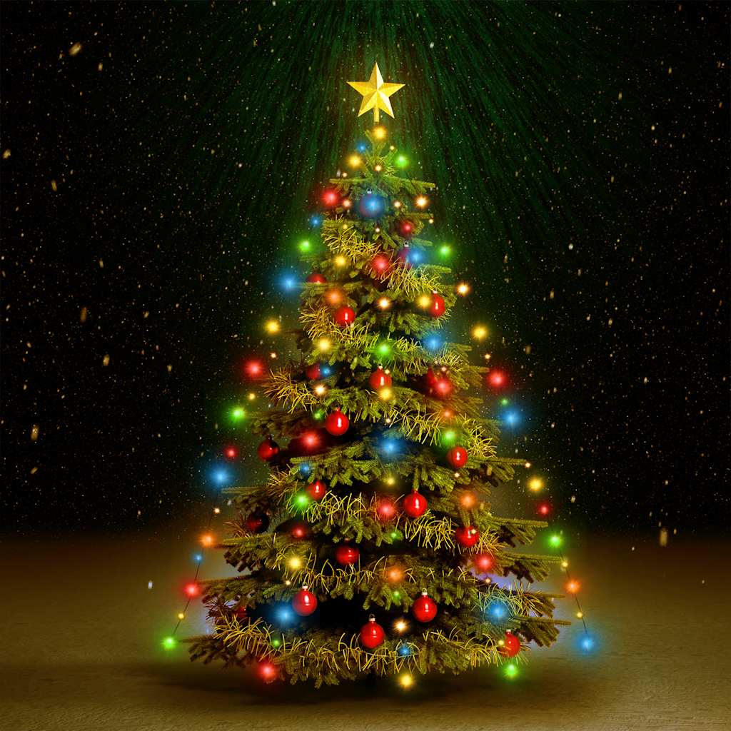 Vidaxl kerstboomverlichting met 210 led's meerkleurig net 210 cm