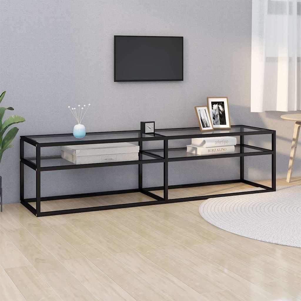Vidaxl tv-meubel 160x40x40,5 cm gehard glas transparant