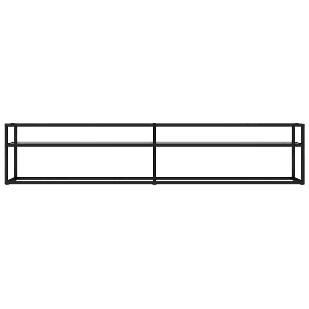 Vidaxl tv-meubel 200x40x40,5 cm gehard glas transparant