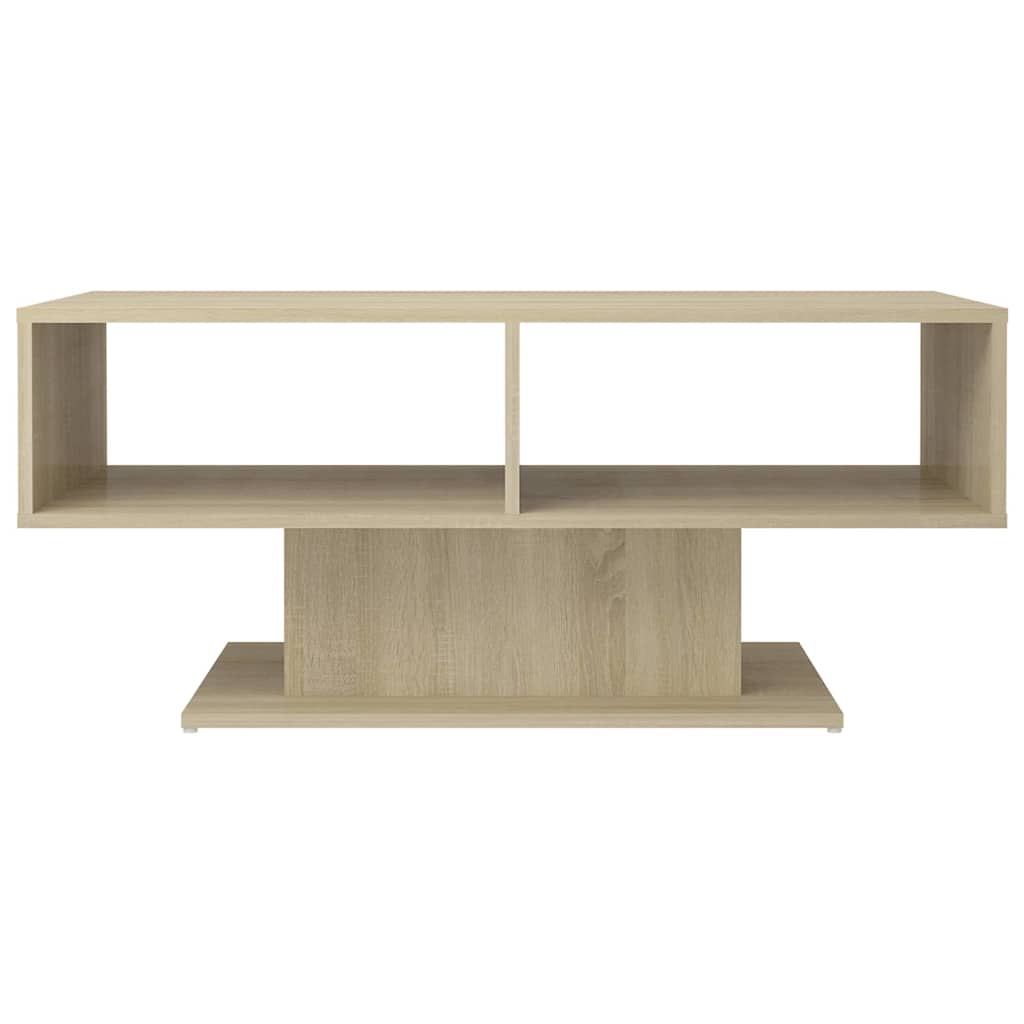 Vidaxl salontafel 103,5x50x44,5 cm bewerkt hout sonoma eikenkleurig