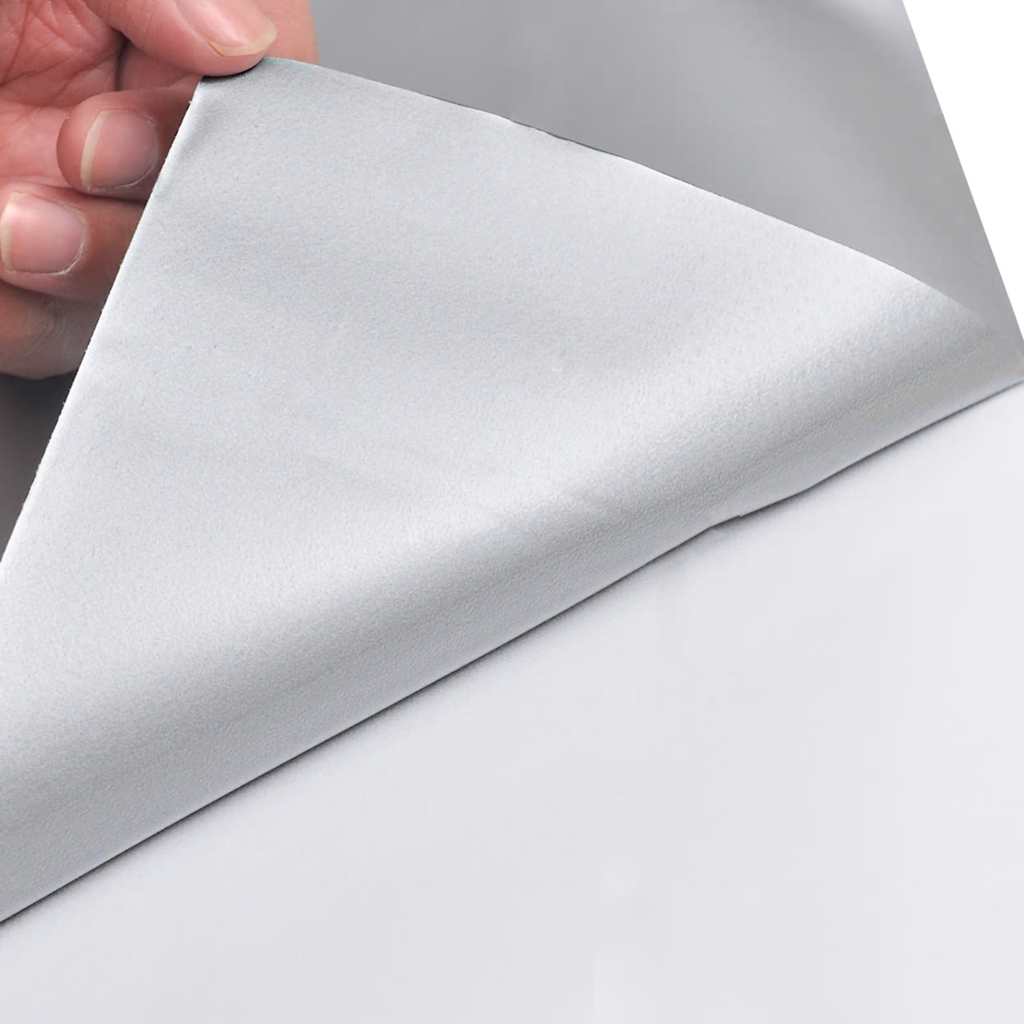 Vidaxl autofolie 100x150 cm matzilverkleurig