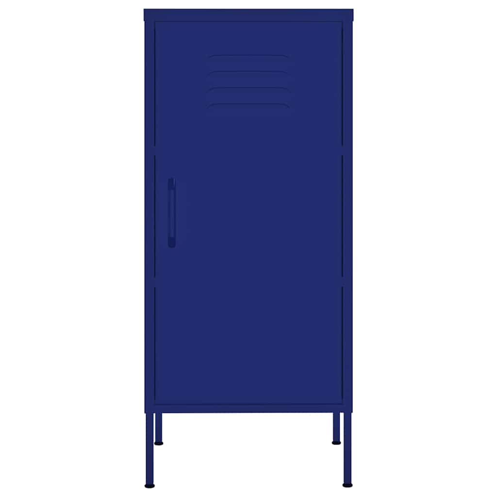 Vidaxl opbergkast 42,5x35x101,5 cm staal marineblauw