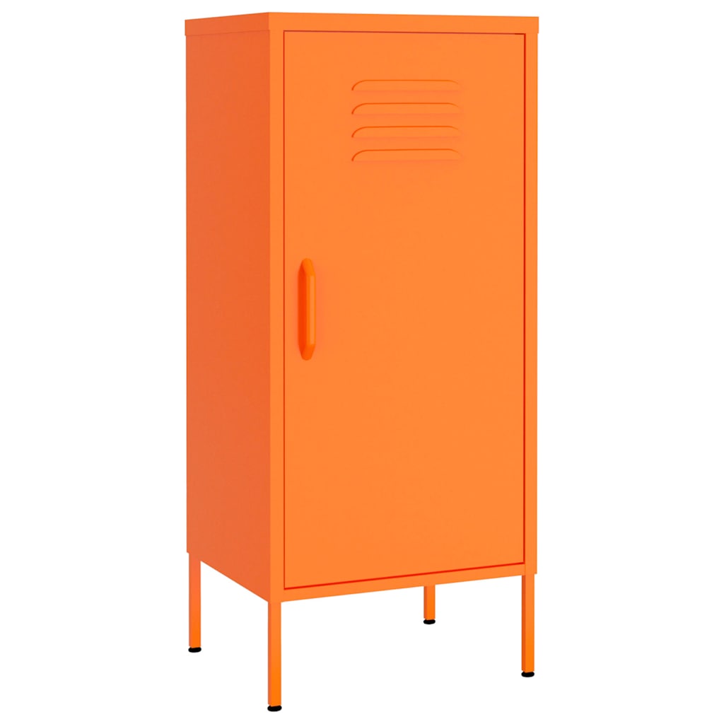 Vidaxl opbergkast 42,5x35x101,5 cm staal oranje