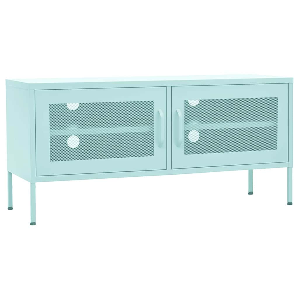 Vidaxl tv-meubel 105x35x50 cm staal mintkleurig