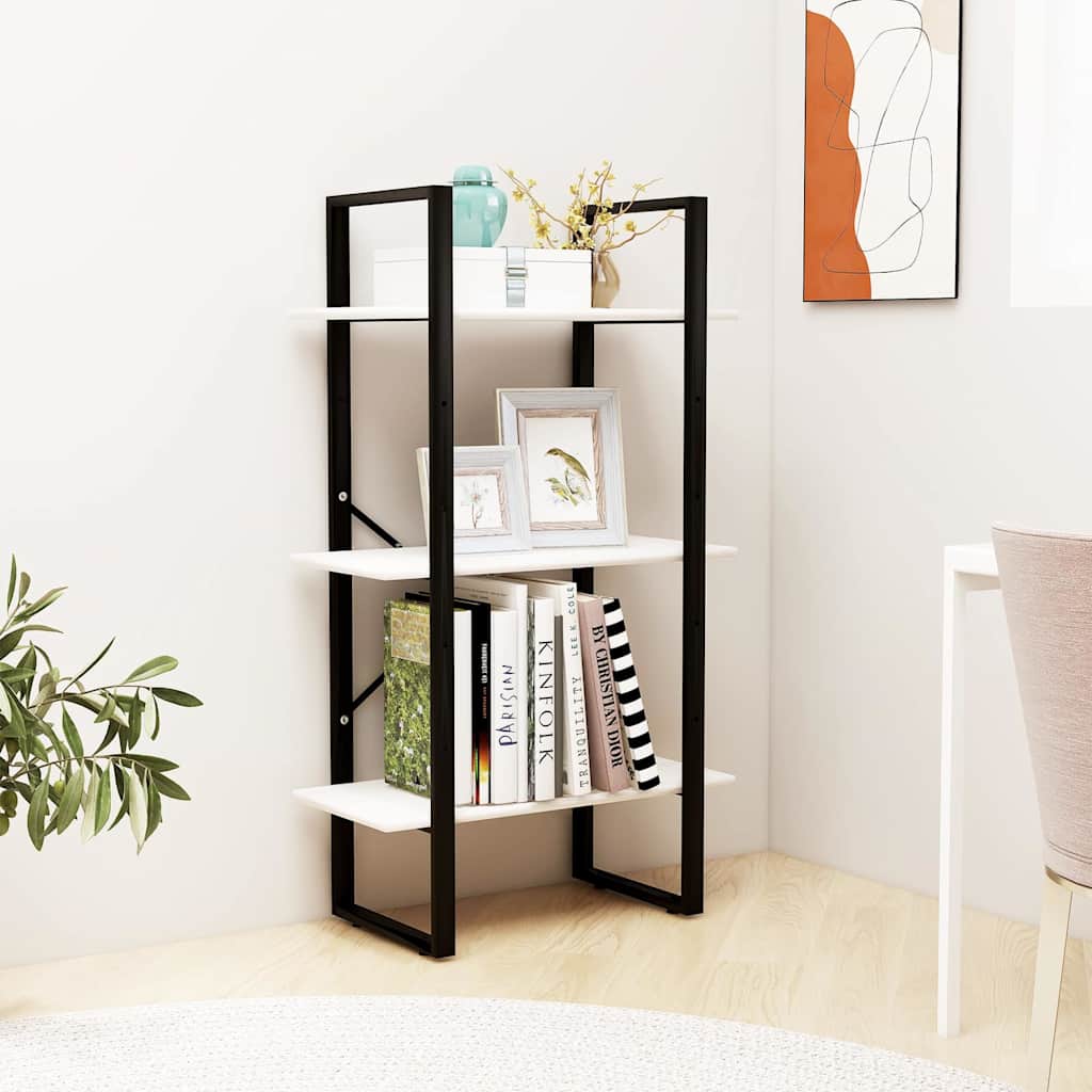 Vidaxl opbergrek 60x30x105 cm massief grenenhout wit