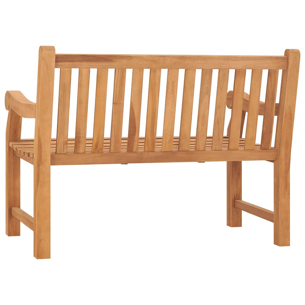 Vidaxl tuinbank 114 cm massief teakhout