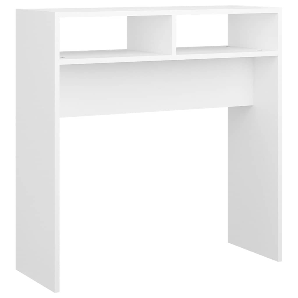 Vidaxl wandtafel 78x30x80 cm bewerkt hout wit