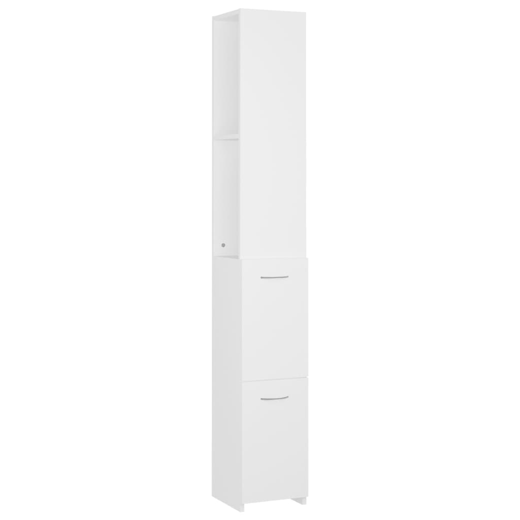 Vidaxl badkamerkast 25x26,5x170 cm bewerkt hout wit