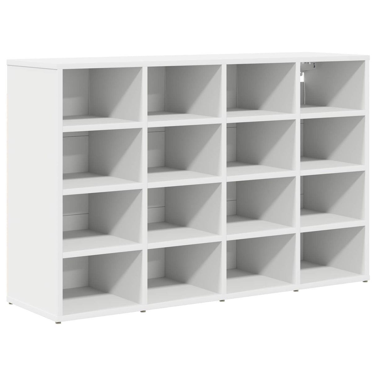 Vidaxl schoenenkast met plank wit 103 x 30 x 67 cm bewerkt hout