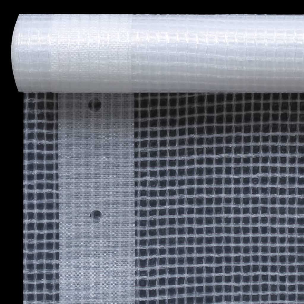Vidaxl dekzeilen 2 st leno 260 g m² 1,5x10 m wit