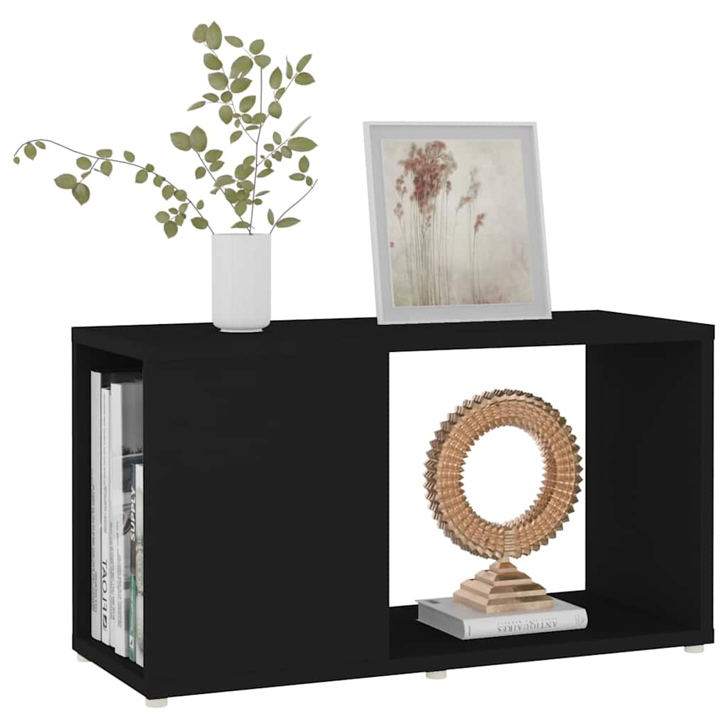 Vidaxl tv-meubel 60x24x32 cm bewerkt hout zwart
